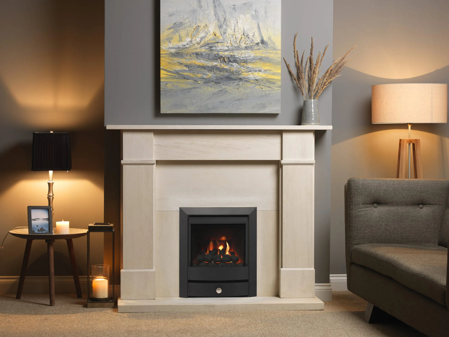 Burley Harringworth Balanced Flue Gas Fire