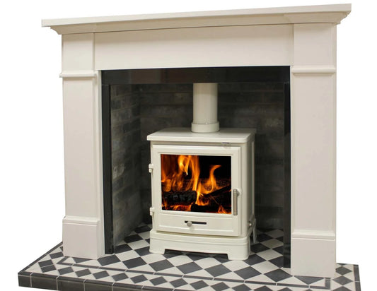 Bassington 5kW Stove Matt Black or Warm White