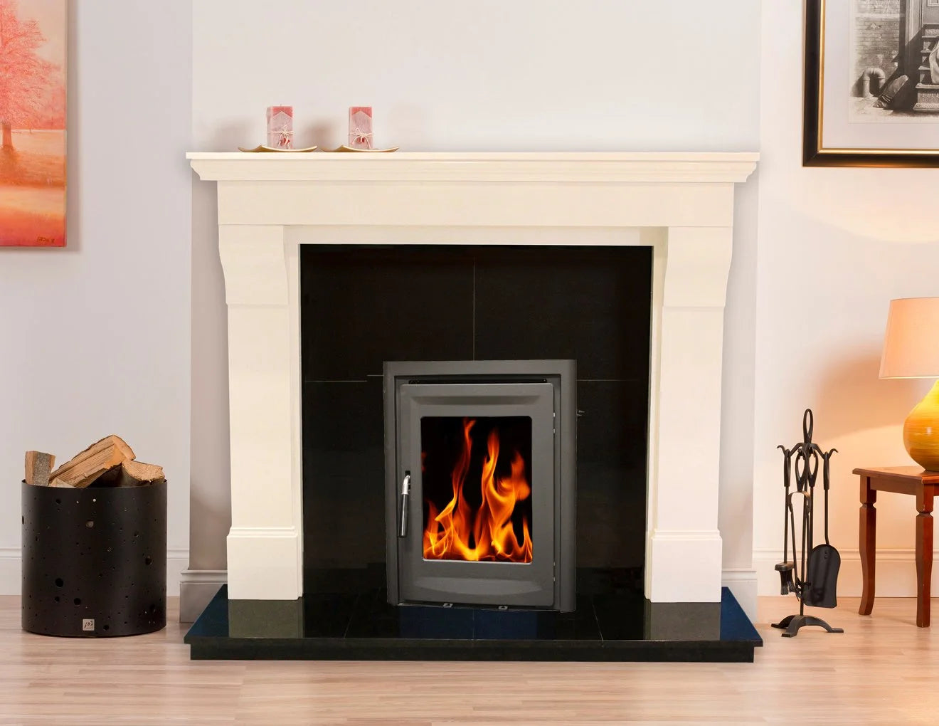 HD5 Black Matt Insert Stove V2