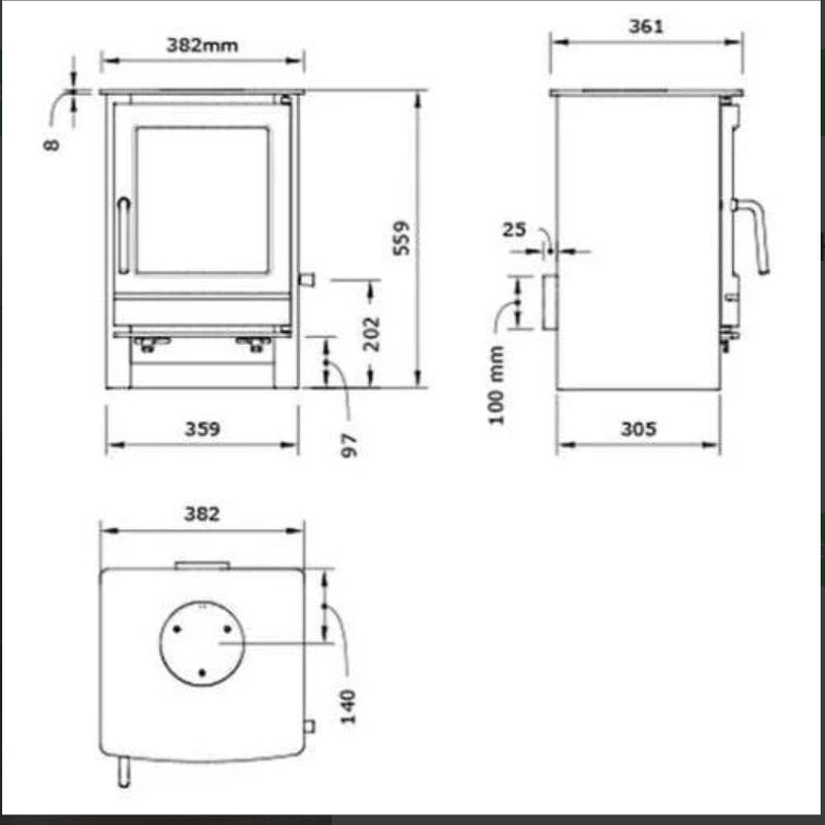Hampshire 5kW Eco (Multi Fuel)