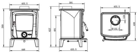 Nua Atlantic Lough Freestanding Stove