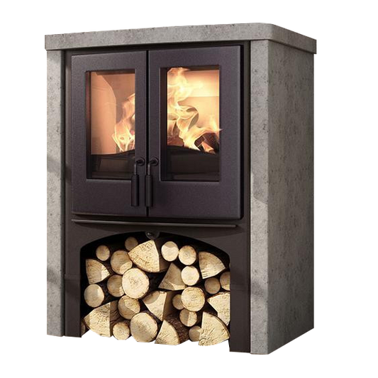 Nordic Lodge Soapstone Wood Burning Boiler Stove