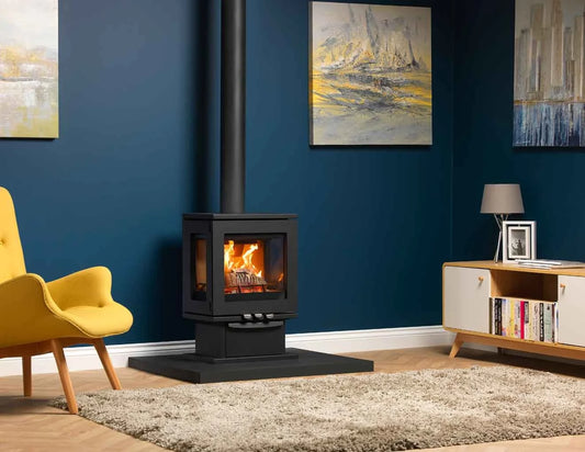 Purevision Linear LPV5 3 Sided 5kW Wood Stove