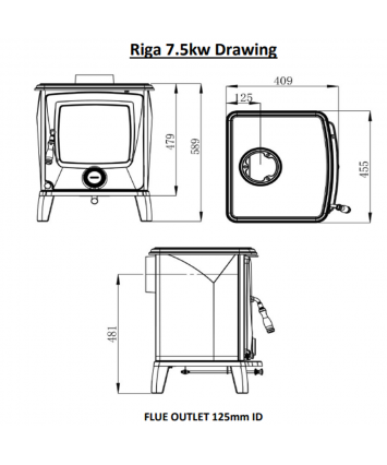 Hamco Riga Eco freestanding stove