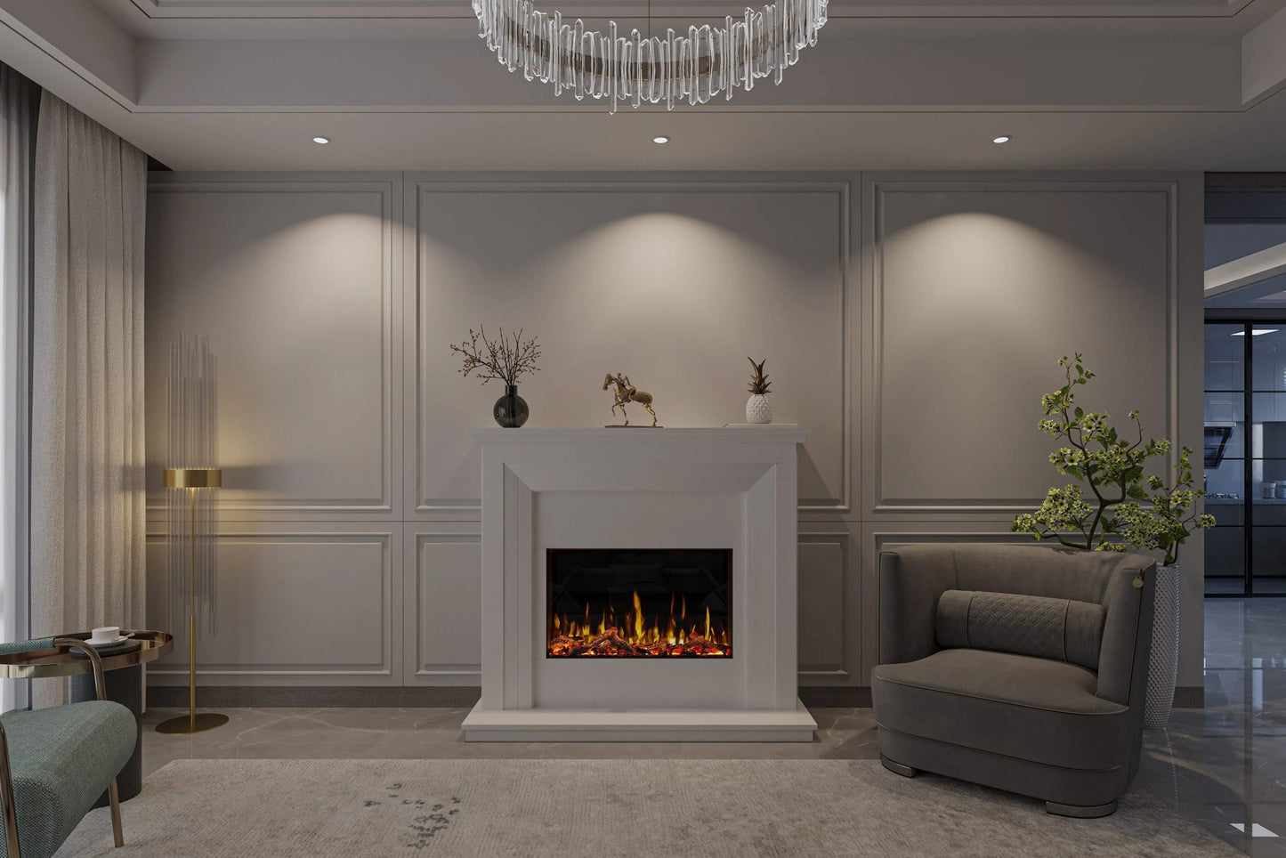 Hota Flamora Salento Electric Fire Suite