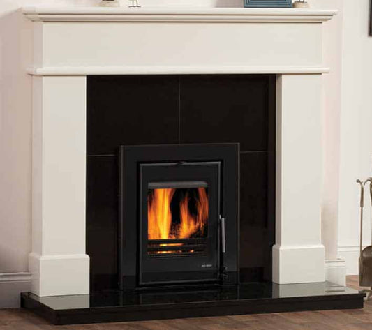 Pisa Electric Suite in Perla White 54”