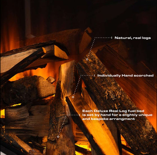 Real Oak Premium Logs to suit Slim Range - Accessory
