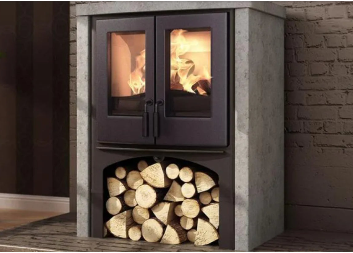 Nordic Lodge Soapstone Wood Burning Stove