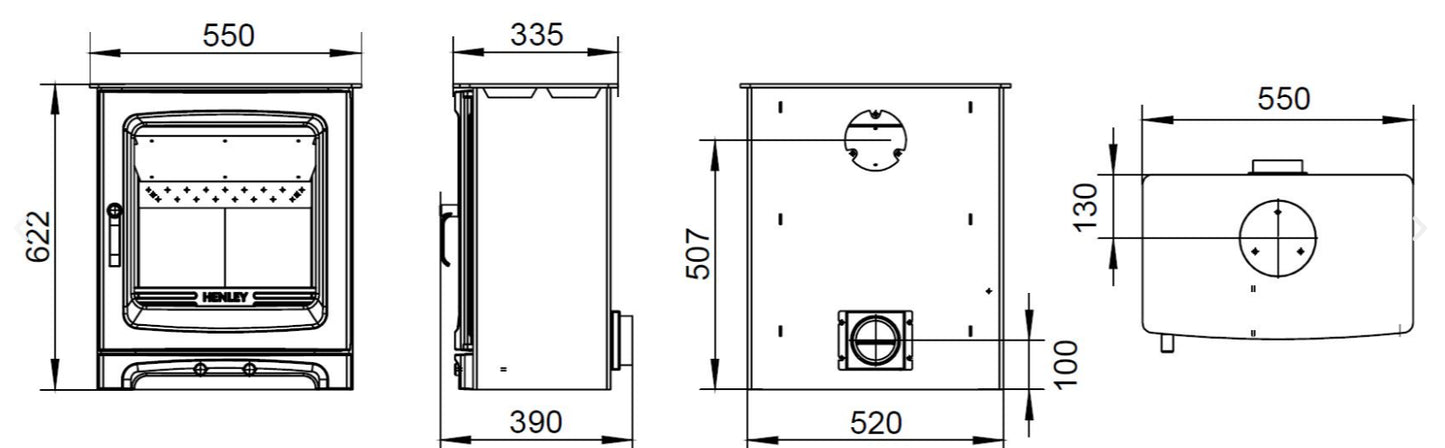 Alderwood Eco 6.7kW (Multi Fuel)
