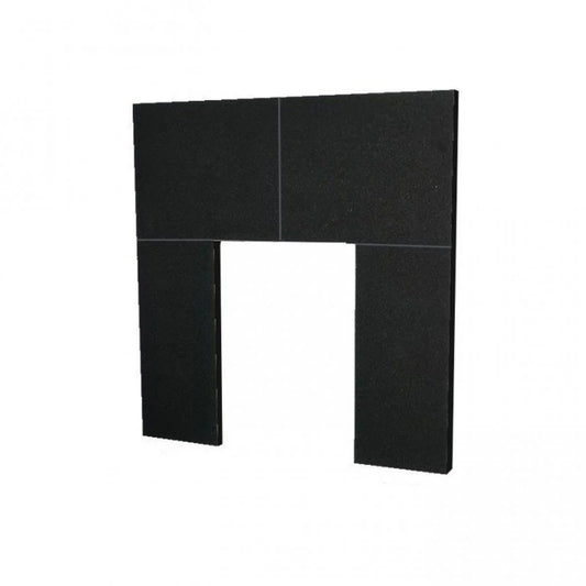 Granite one piece back panel - 480 electric fire