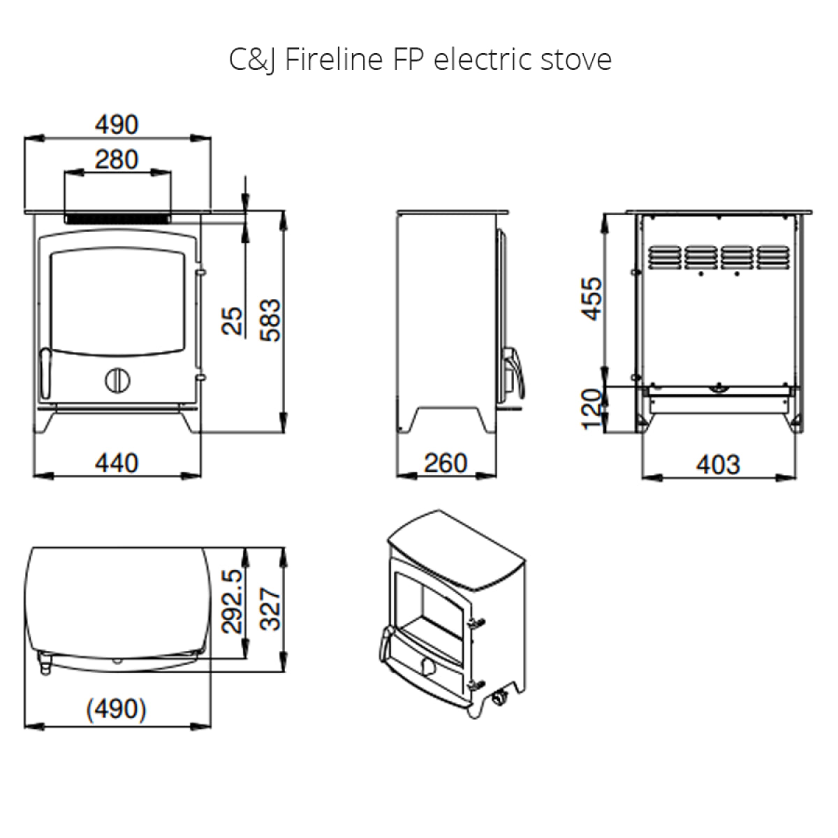 Fireline FP Electric Stove