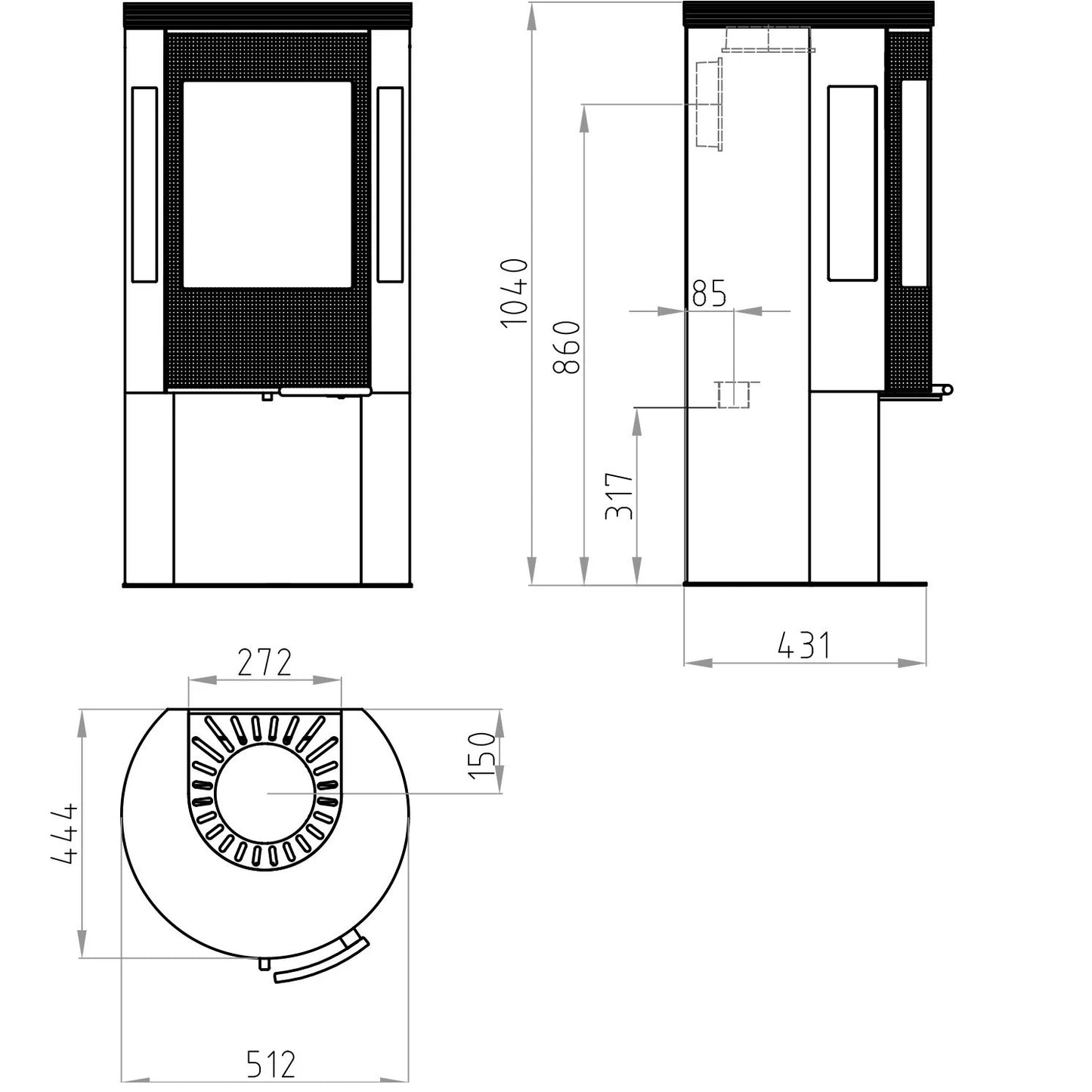 Elite G4 7.7kW Wood Burning (Eco)