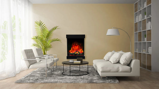 Stanley Argon Electric Cube Stove, Insert or Wall Hung