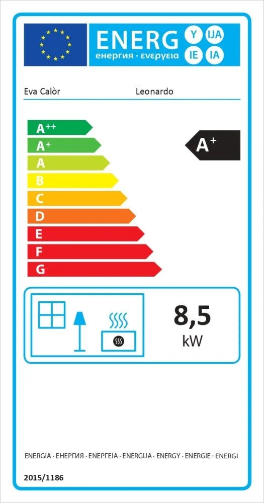Eva Calor 8.5kw Leonardo Inset Pellet Stove