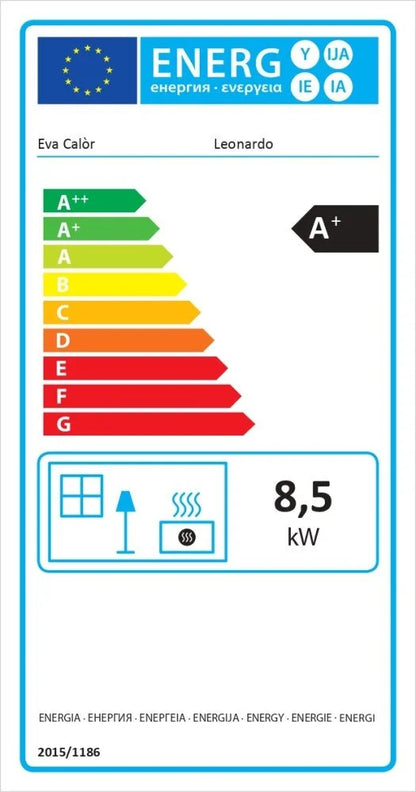 Eva Calor 8.5kw Leonardo Inset Pellet Stove