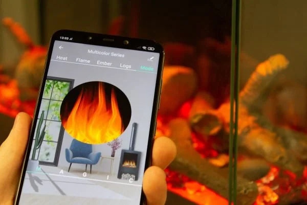 Eclipse 600 Electric Fire with Real Logs