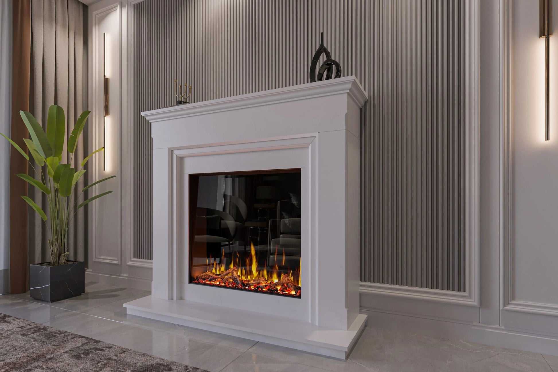 Hota Flamora Capri Electric Fire suite
