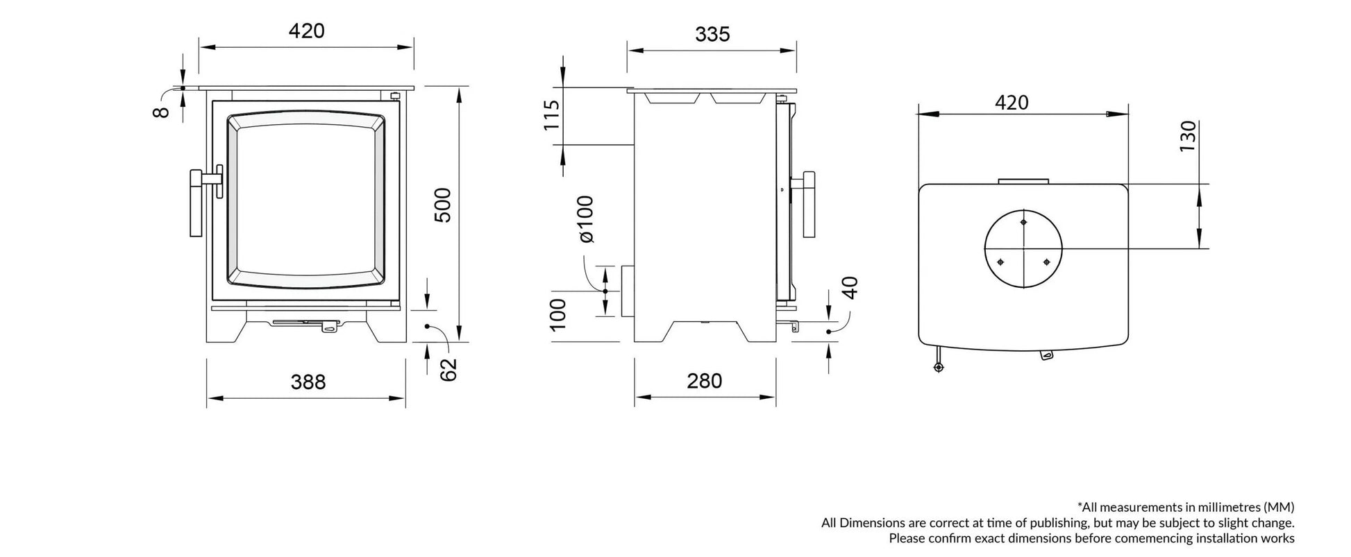 Leaf 5kW Eco (wood burning)