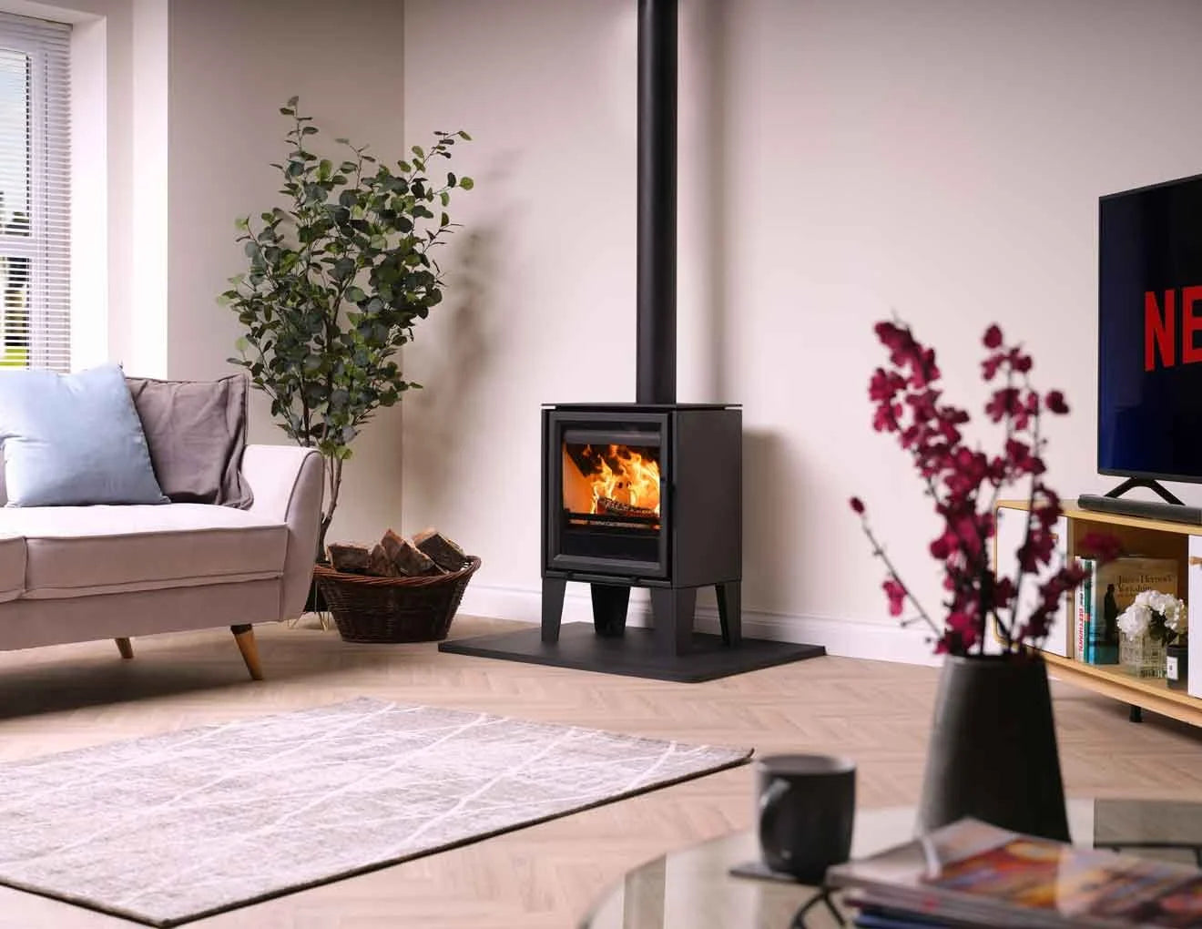 Fireline Ecostar 5kw & 5kw Wide Freestanding Stove