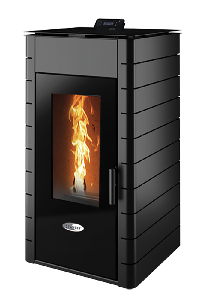 STANLEY  SOLIS K2300 - 2, 23kW Pellet Stove Flat Panel
