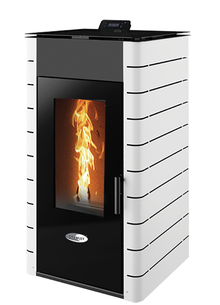 STANLEY  SOLIS K2300 - 2, 23kW Pellet Stove Flat Panel