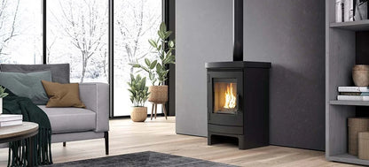 Nordic Finn Pellet Stove with Pedestal