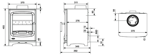 Nua Atlantic Pearl 5 Freestanding Stove