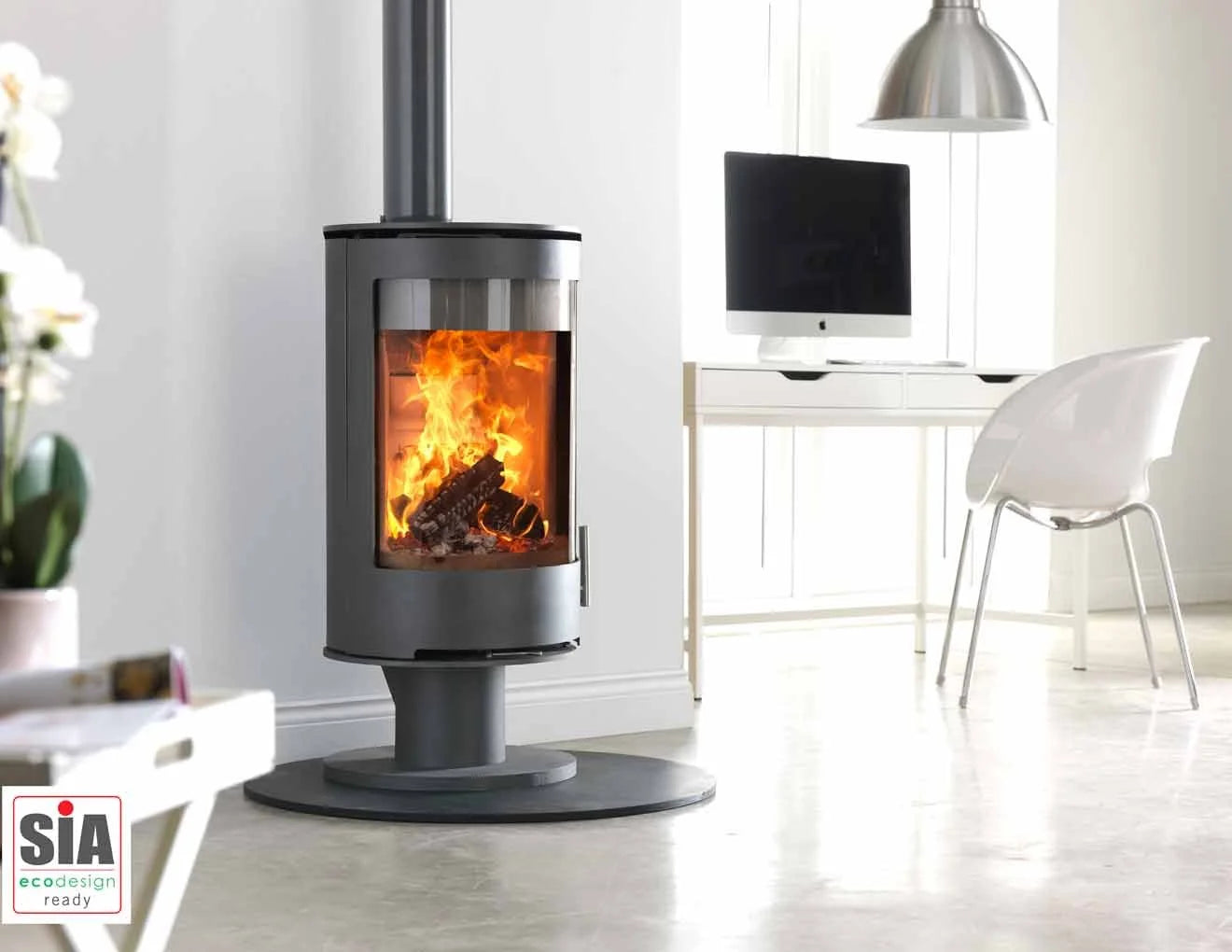 Purevision PVR Cylindrical Stove with accessories