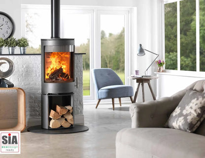 Purevision PVR Cylindrical Stove with accessories