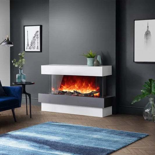 AGA Rayburn 100cm - 3 sided Electric Fire