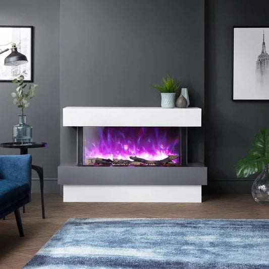 AGA Rayburn 100cm - 3 sided Electric Fire