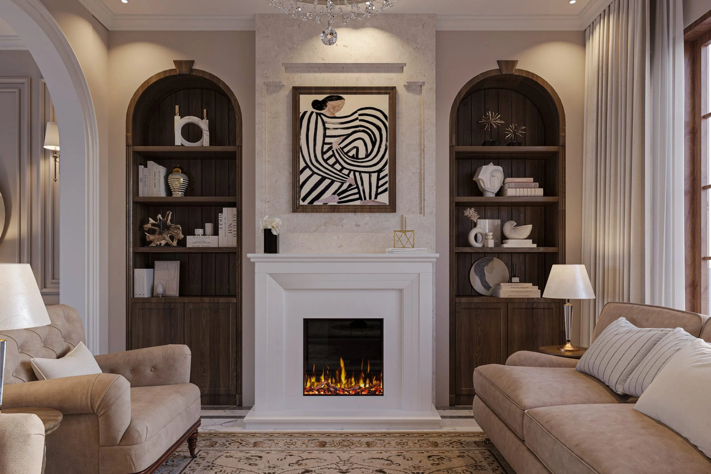 Hota Flamora Salento Electric Fire Suite