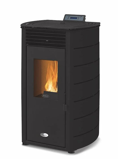 STANLEY  SOLIS K2300 - 2, 23kW Pellet Stove Curved Panel