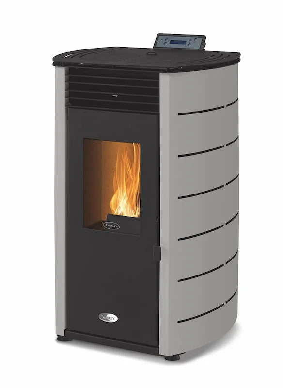 STANLEY  SOLIS K2300 - 2, 23kW Pellet Stove Curved Panel
