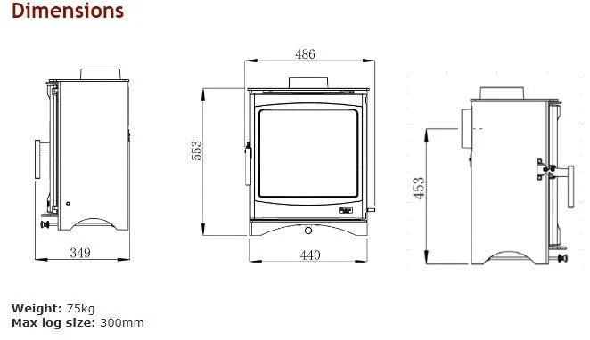 Hamco Malmo Eco 5 freestanding stove