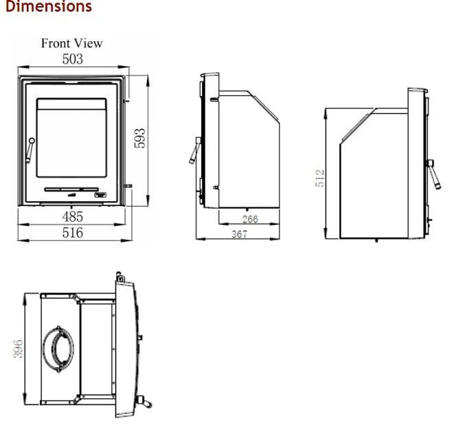 Hamco Oslo Eco Inset Stove