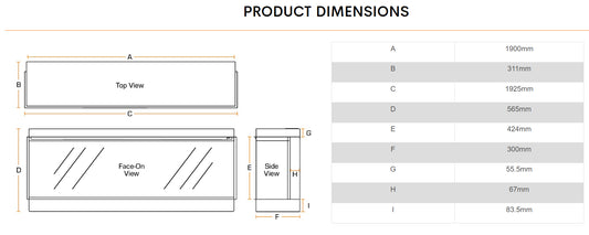 Electric Forest 1900 with Deluxe Log Set