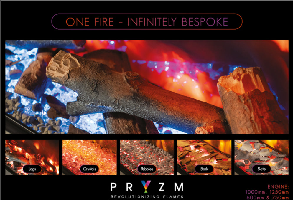 Arteon 3 Sided Electric Fire Ranges