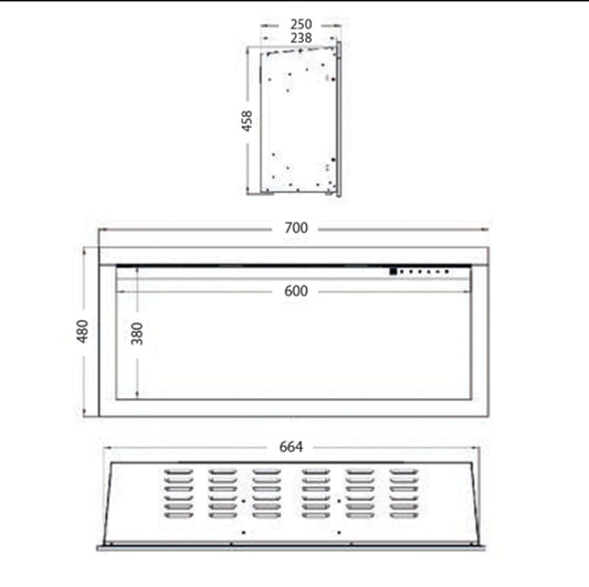 Motion 700 Inset with/without Heater