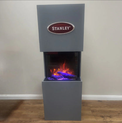 Stanley Argon Electric Cube Stove, Insert or Wall Hung