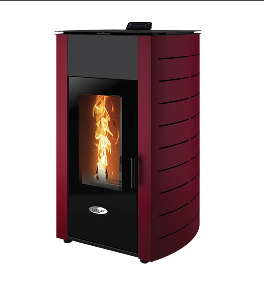 STANLEY  SOLIS K2300 - 2, 23kW Pellet Stove Curved Panel