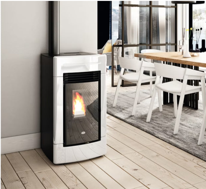 Eva Sofia 8kw Pellet Stove Ceramic