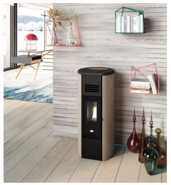 Eva Calor 5kw Heidi Round Pellet Stove