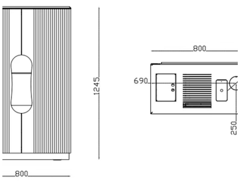 CTL 20Kw Elodie Slim Pellet Boiler Stove