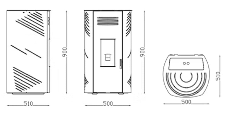 CTL 7.5kw Emy Pellet Stove