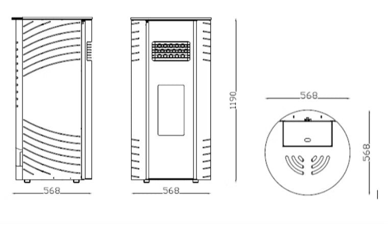CTL 11kw Noha Pellet Stove
