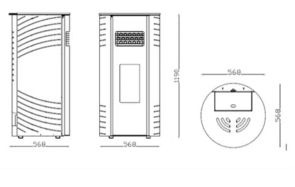 CTL 11kw Noha Pellet Stove