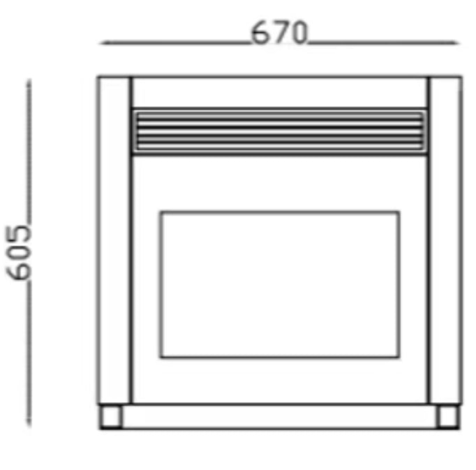 CTL 11kw Minus Inset Pellet Stove