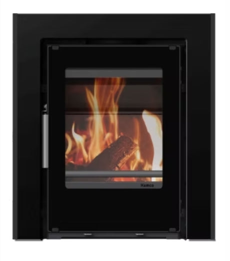 Hamco Helsinki 5 Inset Glass Cassette Stove & Frame