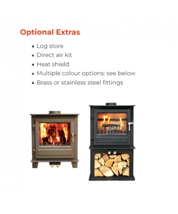 Nua Clock Blithfield 8 Freestanding Stove